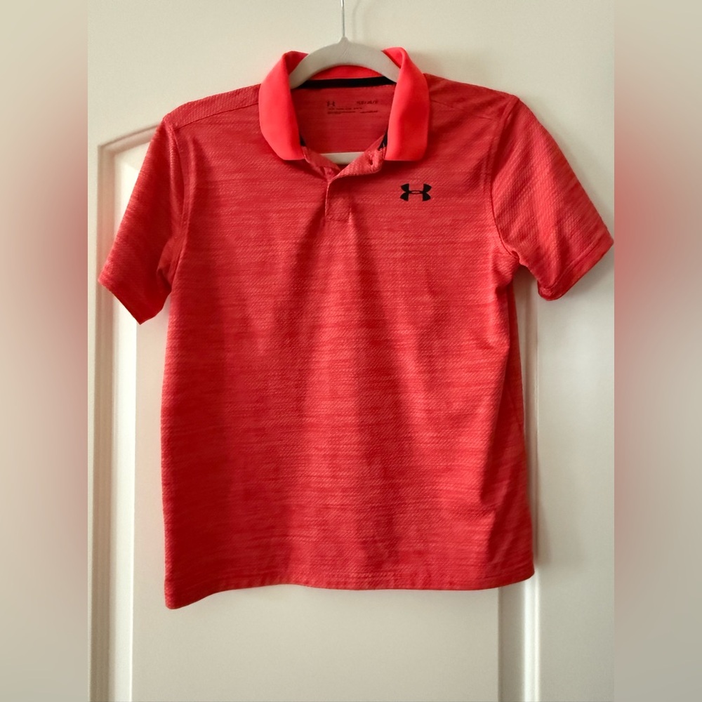 Under Armour Kids Bright Red Polo Shirt